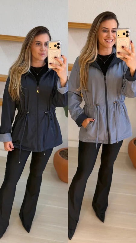 Parka Doble Vista Impermeable — 2 Looks en 1