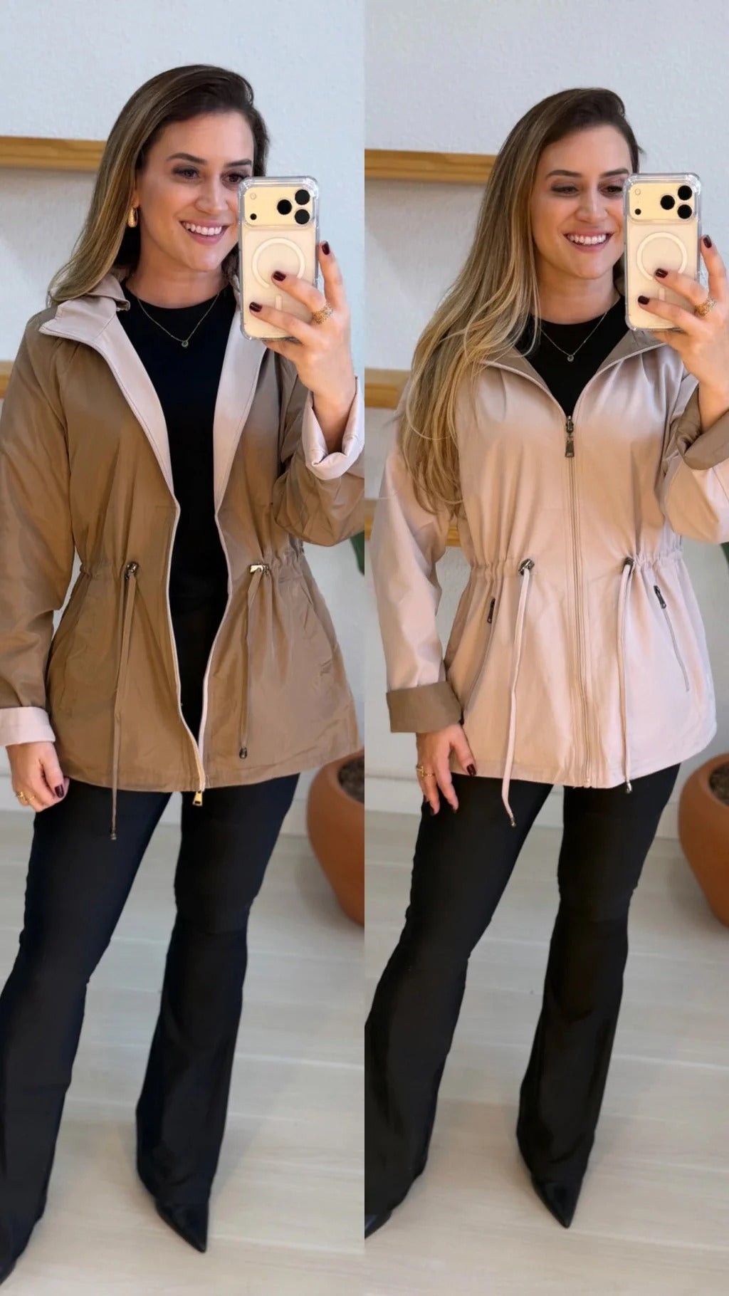 Parka Doble Vista Impermeable — 2 Looks en 1