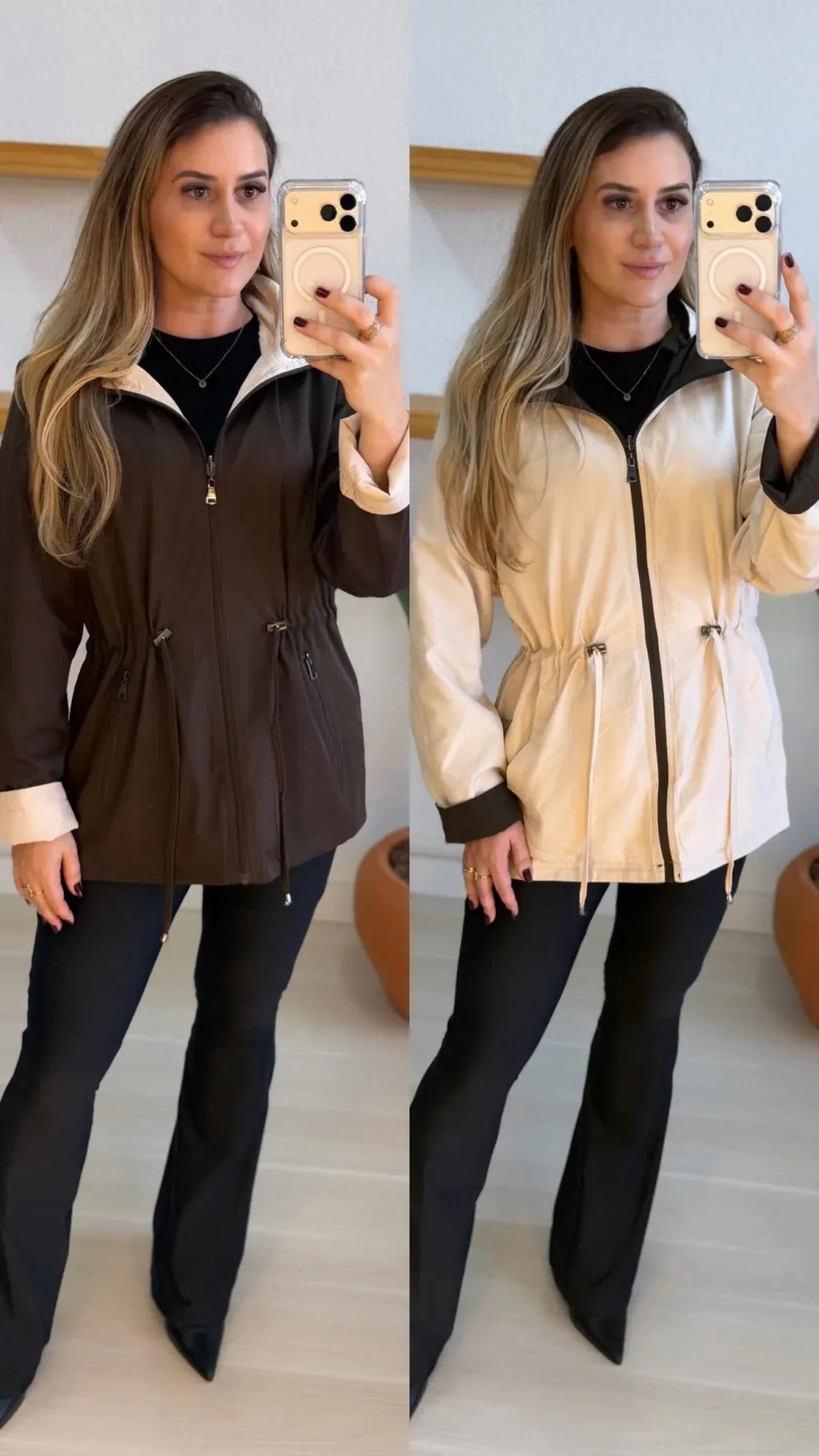 Parka Doble Vista Impermeable — 2 Looks en 1