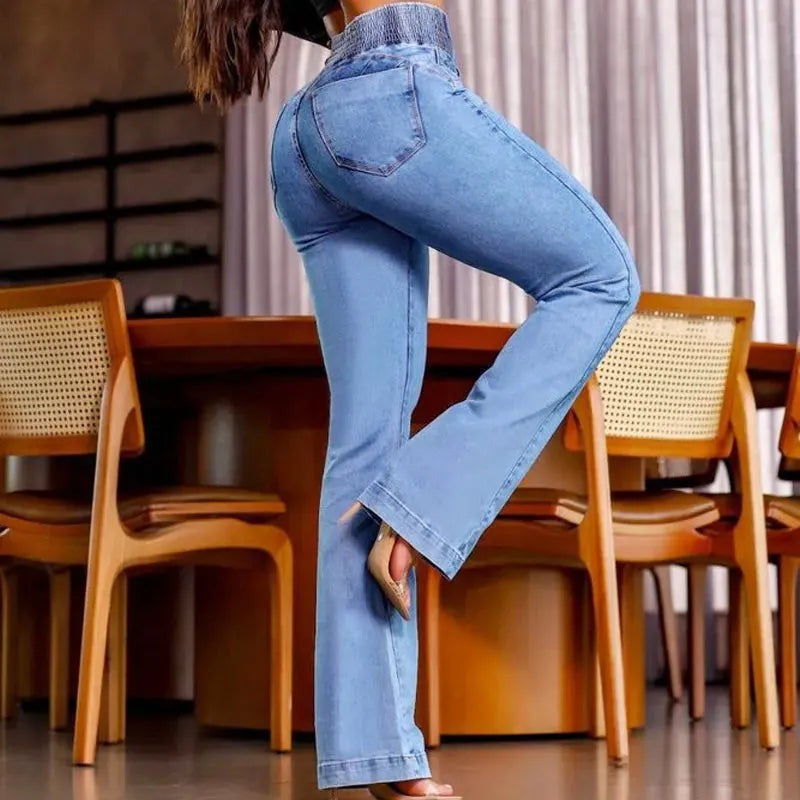 Jeans Flare Modelador de Cintura Alta [Paga 1 y Llévate 2]