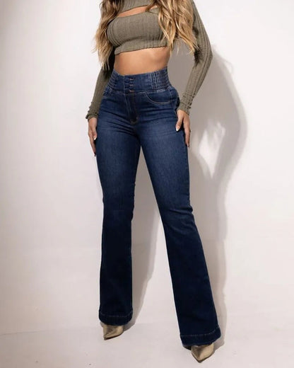 Jeans Flare Modelador de Cintura Alta [Paga 1 y Llévate 2]