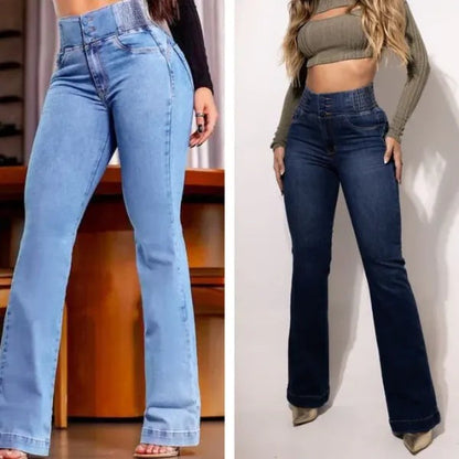 Jeans Flare Modelador de Cintura Alta [Paga 1 y Llévate 2]