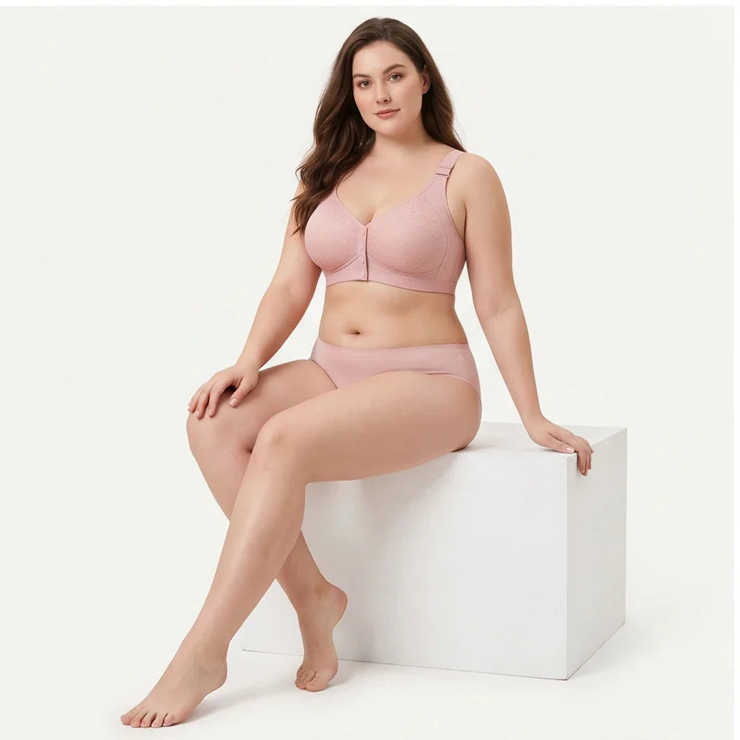 Kit 2 Brasieres de Encaje Alto Soporte — 52% OFF