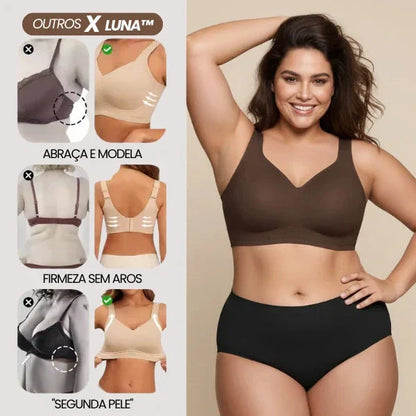 Kit 3 Brasieres Luna Comfort™ — Efecto Invisible y Cero Marcas